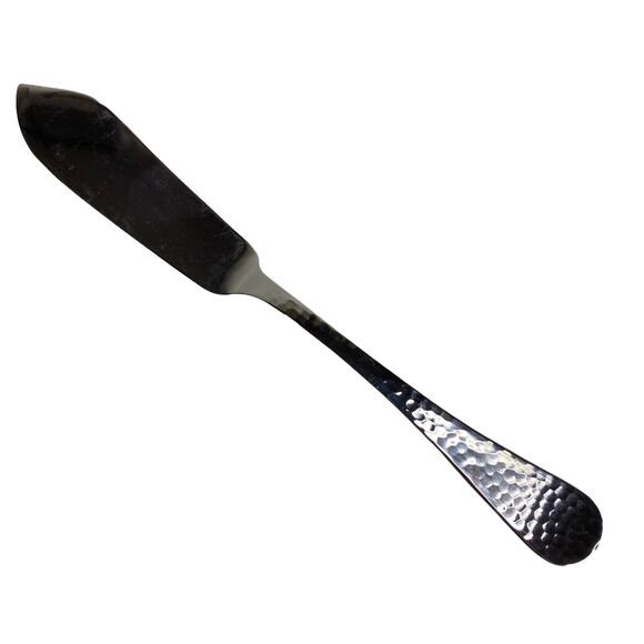 Wallace Continental Butter Serving Knife Hammered Handle Stainless 18/0 - Picture 6 of 6